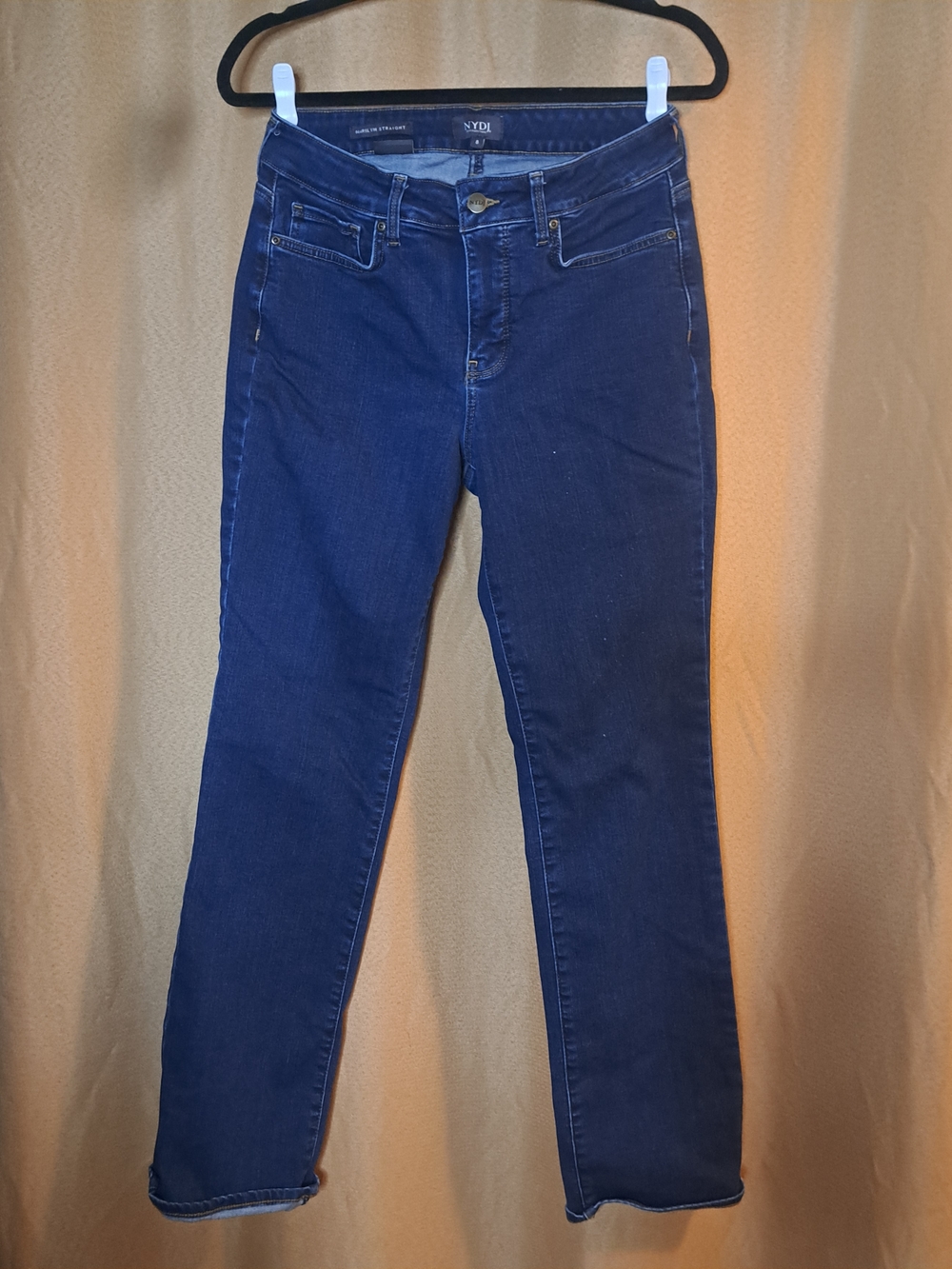 NYDJ Deep Indigo Straight-Leg Jeans for Women